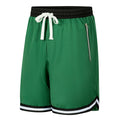 Men's Striped Sporty Shorts with Zipper Pockets Summer Quick-Dry Breathable Shorts for Gym Workout Running Basketball Training