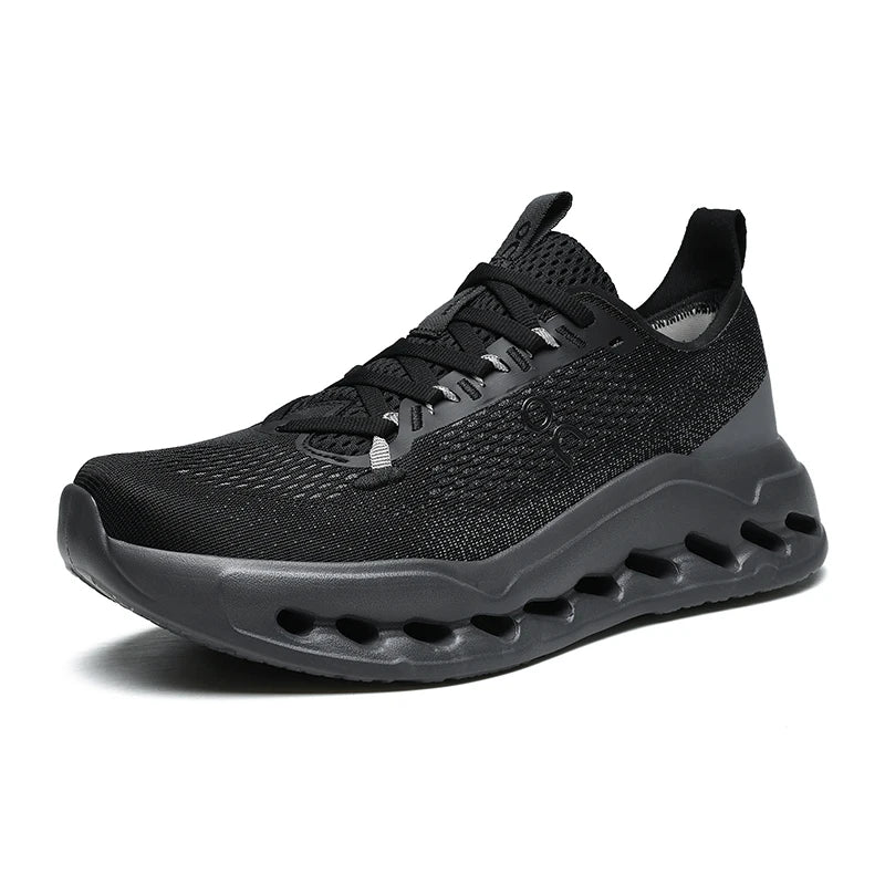 Men High Performance Running Shoes Light Cushion Marathon Ready Eco Breathable Mesh Non Slip Daily Outdoor Walking Sneakers