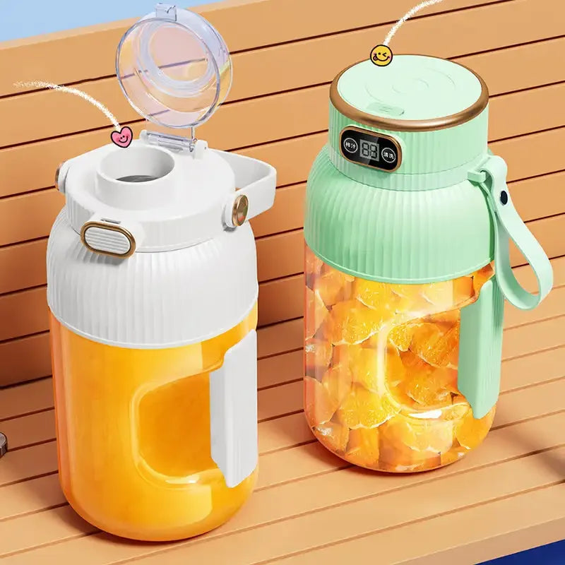 New Portable Juicer Cup Multifunctional Digital Display USB Fruit Mixers Juicers Electric Juicer Blender Fruit Juicer Cup Travel
