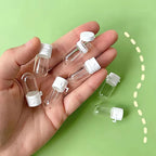 2/5PCS Clear Leak-Proof Travel Bottle for Makeup Remover & Lotion Containers Dispenser with Flip-Top Essence Bottled Separately