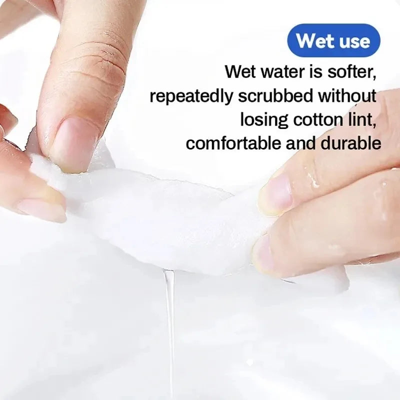 Disposable Face Towel Travel Facial Cleansing Soft Fabric Travel Cleaning Dry Wet Makeup Remover Washing  Facial Tissue Towel