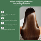 Rosemary Hair Growth Shampoo Organic Rosemary Oil for Hair Growth, Natural Anti Loss Thickening Shampoo for Thinning Hair