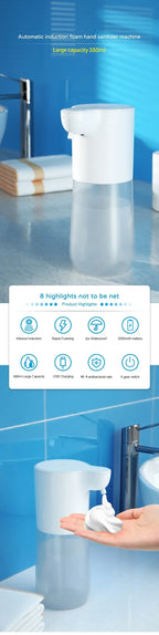 Automatic Soap Dispenser Soap Foam Dispenser Smart Sensor Soap Dispenser Contactless USB Charging 350ml Hand Sanitizer Machine