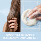 Rosemary Shampoo Set Hair Care Spray Herbal Shampoo with Hydrolyzed Keratin Plant Extract Hair Care Refreshing Hair Daily Use