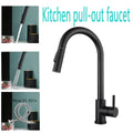 Kitchen Faucet Flexible Pull Out 2 Modes Nozzle Hot Cold Water Mixer Tap Deck Mounted Sprayer and Stream SUS 304 Faucets