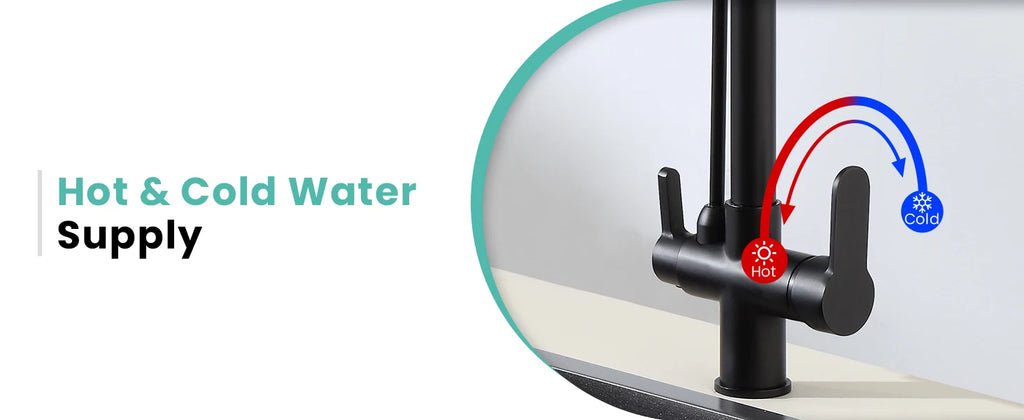 3 Way Pure Water Filter Kitchen Faucets Black Pull Out Filter Kitchen Sink Faucet Hot Cold Mixer Tap Pull Down Kitchen Faucet