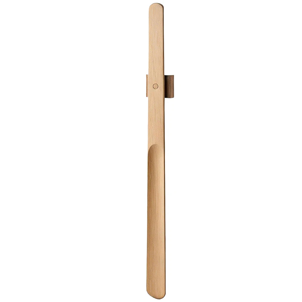 Premium Beech Wood Magnetic Shoe Horn 55cm - Luxury Design, Magnetic Adsorption, Ideal for Elderly, Pregnant, Home Use