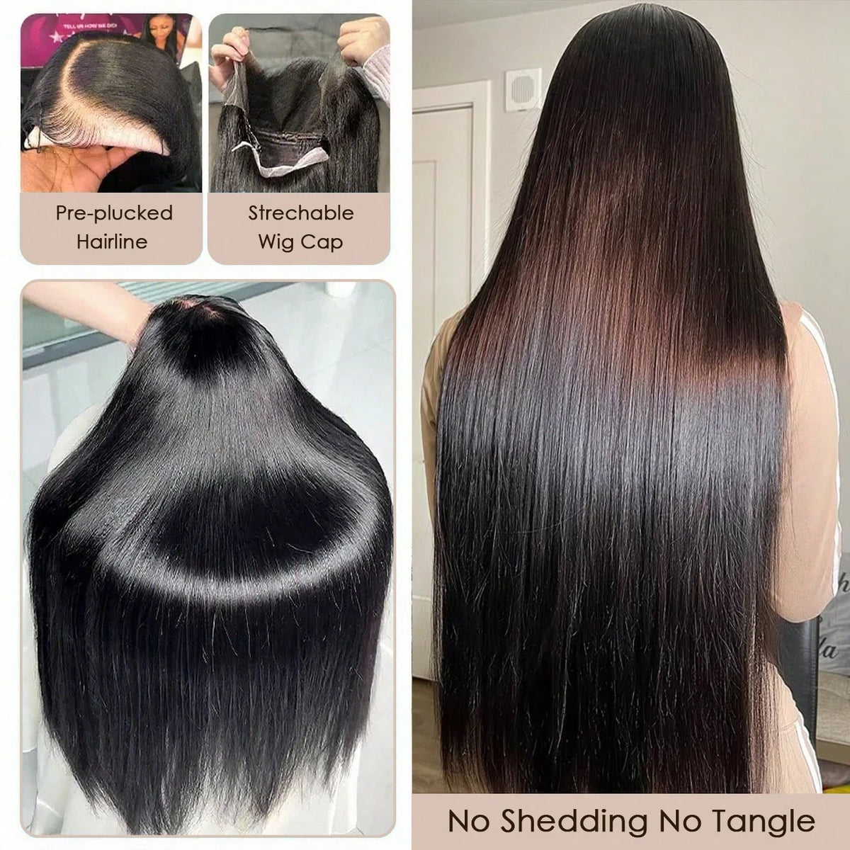 Straight Lace Front Wigs Human Hair 13X6 Hd Lace Frontal Wig 13X4 Bone Straight Human Hair Wigs Hair Accessories For Women