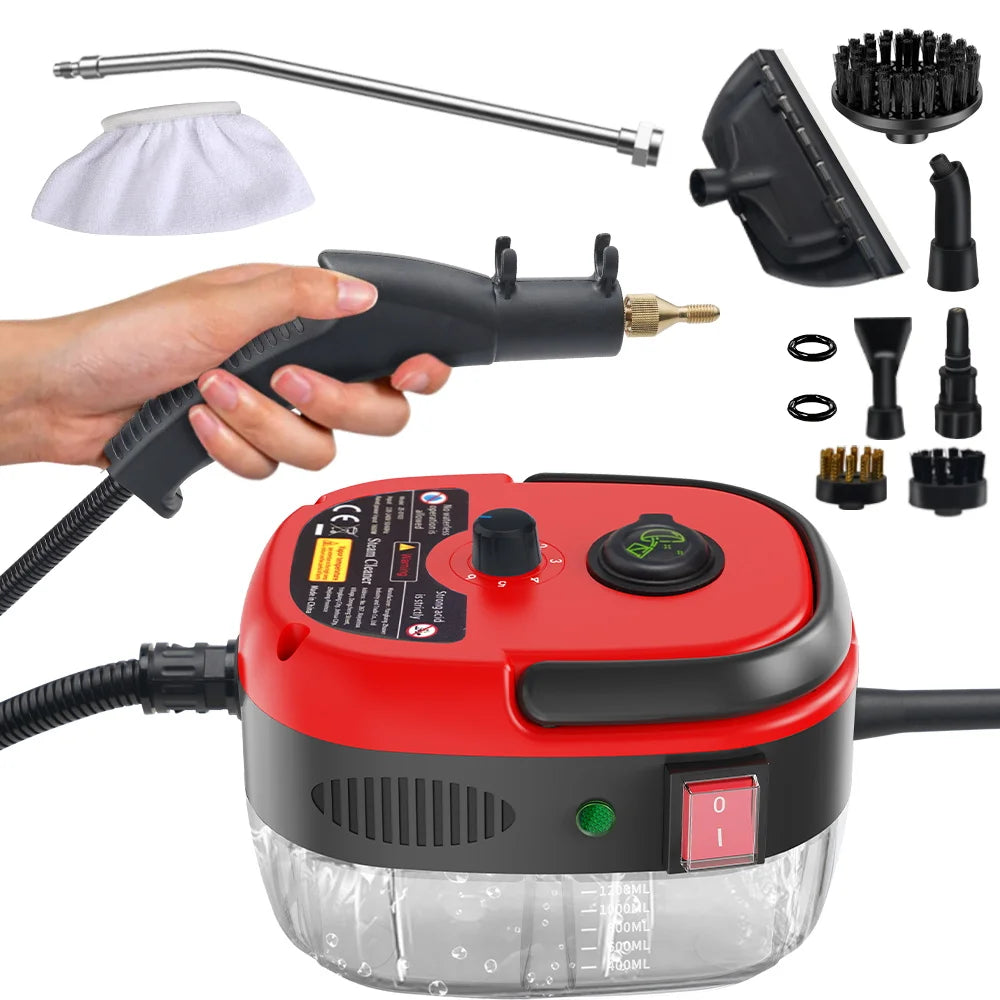 Pressure Steam Cleaner Portable Handheld Cleaner Air Conditioner Kitchen Car Hood Steam Cleaning Machine Household High