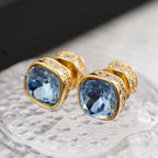Fashionable Zircon Earrings, Small and Cute Women's Jewelry, Anti Allergic Material, Suitable for Women's Daily Wear Earrings.