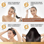 Collagen Keratin Hair Mask Dual Oil Control Moisturizer Conditioner Soft Smooth Frizz Damaged Repair Revitalize Hair Care