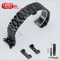 Stainless Steel Band 12mm 14mm 16mm 18mm 20mm 21mm22mm24mm for Seiko for Tissot Watch Strap Metal Replace Men Business WristBelt