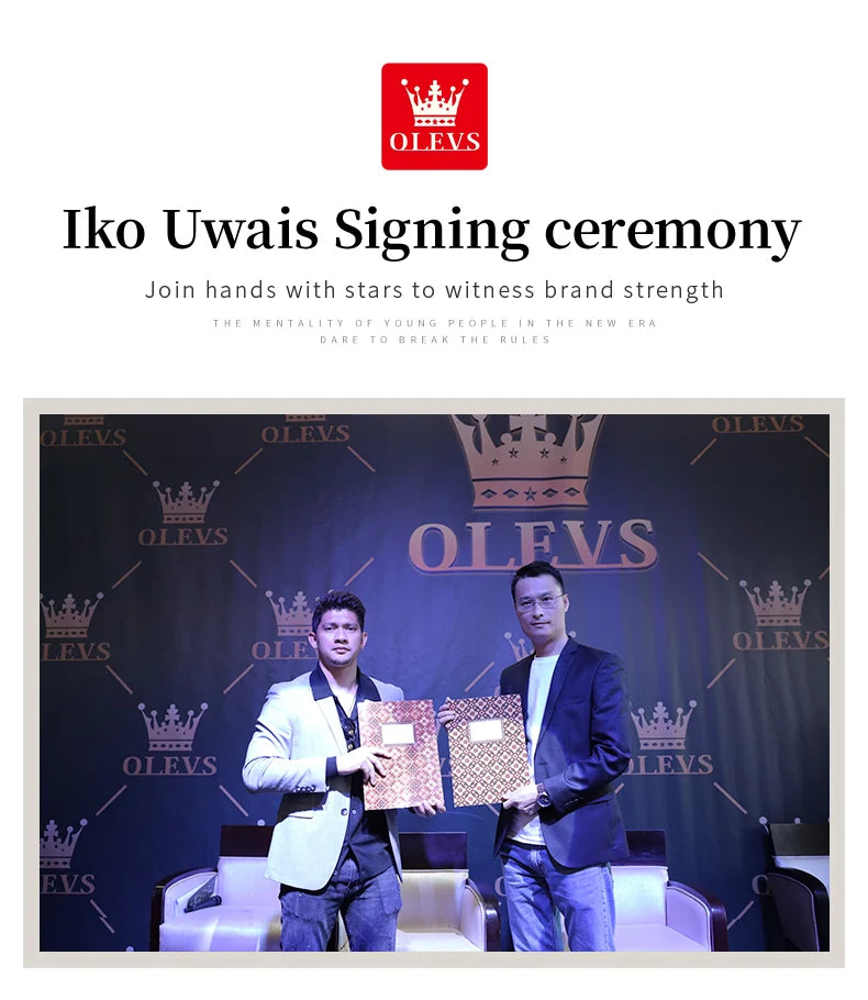 OLEVS 2920 Men Watch Fashion Business Roman Scale Waterproof Clock Luxury Brand Quartz Watch Leisure Calendar Week Men Watch
