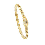 6-14mm Vacuum Plating Gold Color Stainless Steel Flat Cuban Miami Link Chains Necklaces for Men Hip Hop Rapper jewelry
