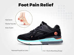 Fittington Extra Wide Walking Shoes For Men Breathable Large Size Non-slip Sport Sneakers For Flat Feet Heel Pain Relief