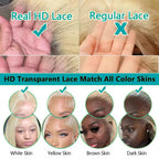 46 Inch Long Straight Blonde 613 HD Lace Frontal Human Hair Wig 13x4 Lace Front Colored Wig 13x6 Human Hair Wigs For Women