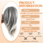 Pinch style messy chicken coop head wig ponytail bun bun bun head straight ponytail