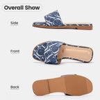 CHCH Summer fashion retro design new women's shoes non-slip sandals slippers letter design casual sandals slippers casual