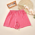 1PC Classic Grid Ladies' Arrow Pants Comfortable Breathable Home Sleep Shorts 100% Viscose Skin-friendly Soft Panties S-XL