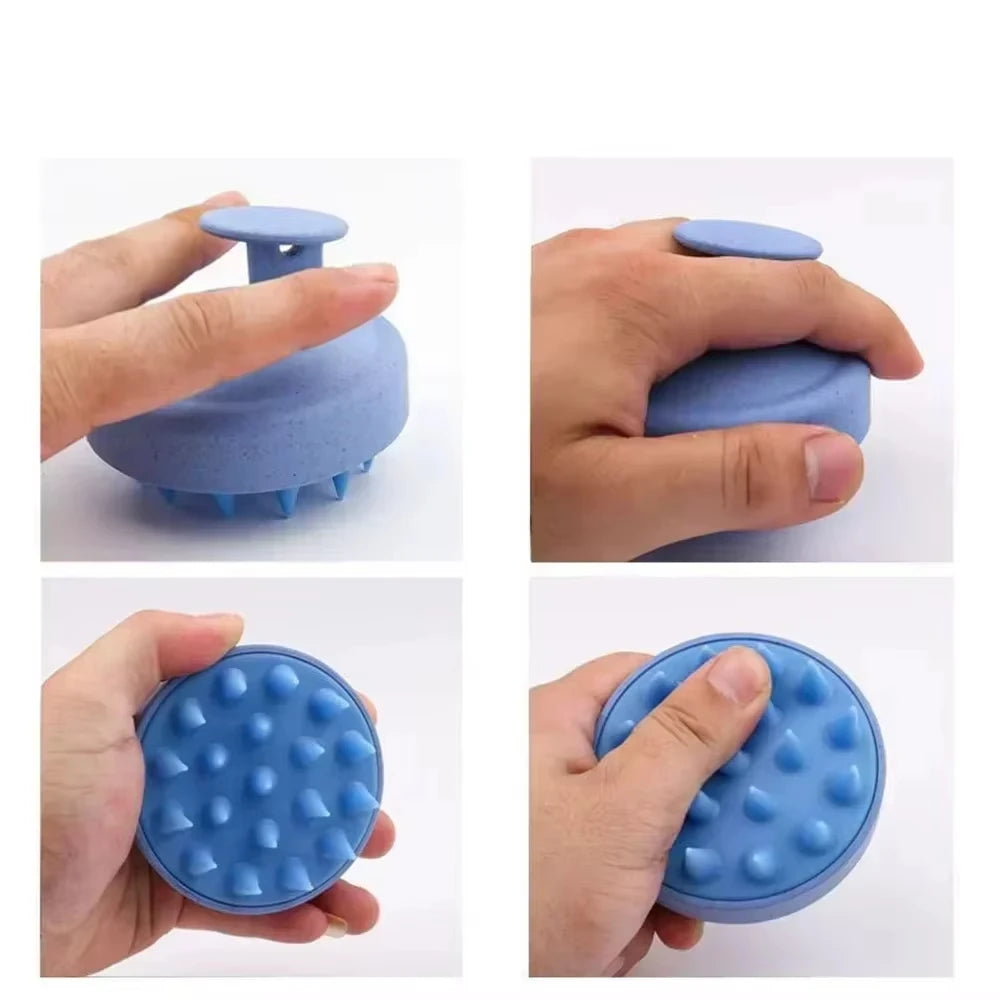 Soft & Flexible Scalp Massager, Non-Slip Grip Design - Gently Cleanses & Stimulates Hair Growth