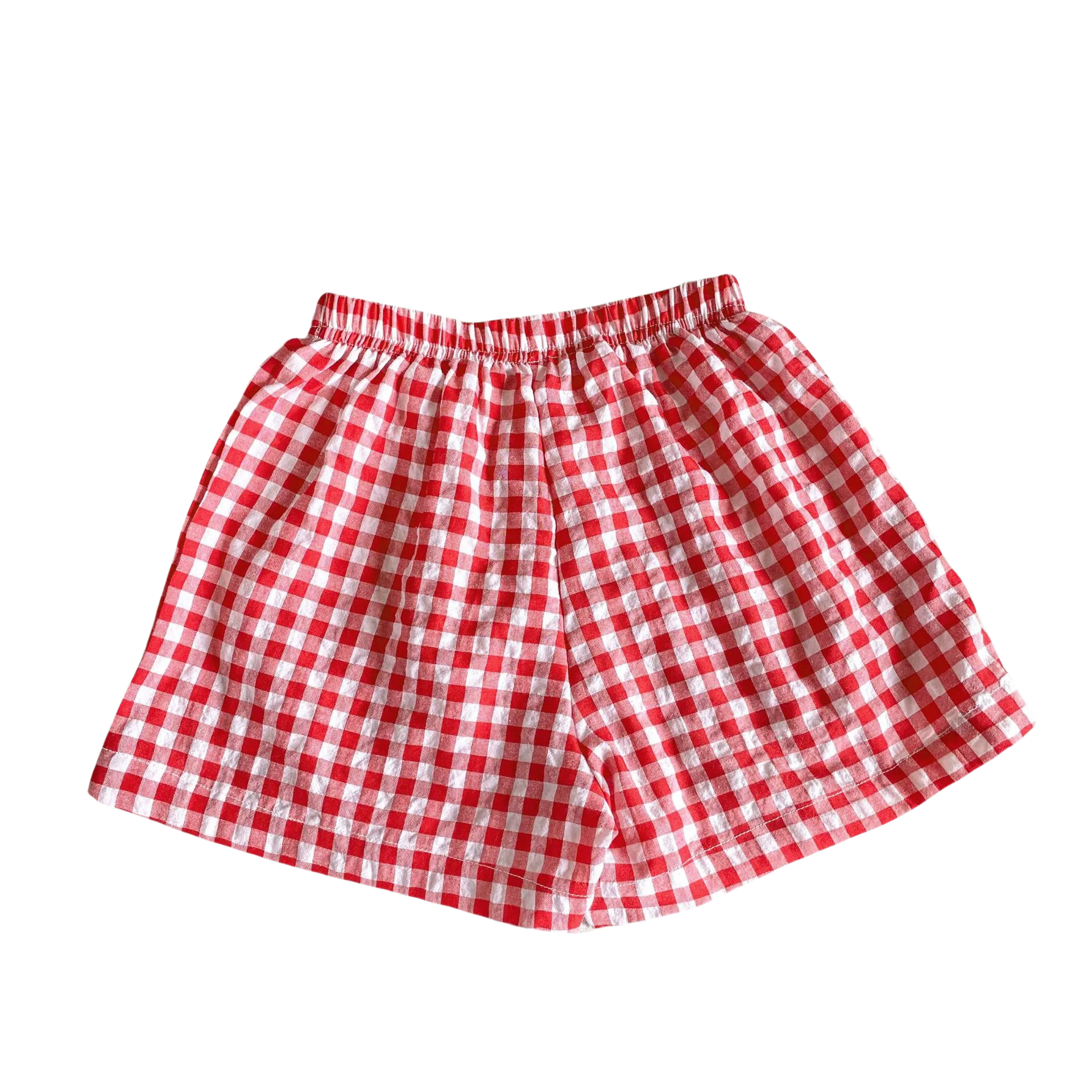 Stylish Korean 2026 New Toddler Plaid Baby Girls' Summer Shorts Breathable Comfortable Cool Boys Summer Beach Shorts