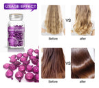 3IN1 Keratin Complex Oil Hair Vitamins Capsule Smooth Silky Hair Mask Repair Thermal Protection Hair Serum Oil Anti Hair Loss