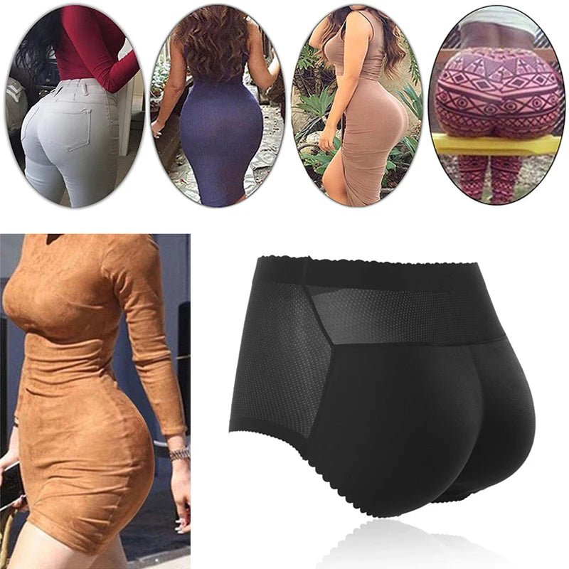 CXZD Women Butt Lifter Lingerie Fake Ass Brief Hip Up Padded Seamless Butt Hip Enhancer Shaper Panties Body Shapers