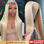 613 Blonde HD Transparent Lace Frontal Human Hair Wigs Tuneful 613 Malaysian Bone Straight 13x4 13x6 Lace Front Human Hair Wigs