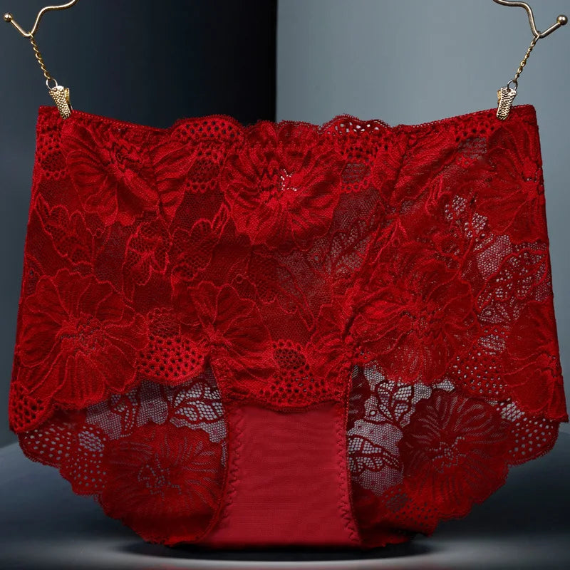 Plus size Hot Underwear Women Panties Briefs for Female hipster Underpant Sexy Lingerie Lace Cotton string big size hot sale