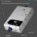 Instant Water Heater 220V5500W Portable Electric Heaters for Bathroom Hot Water Shower and Home Kitchen Heating