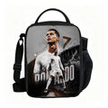Ronaldo Insulated Lunch Bags Thermal Bag Football Star Lunch Container Leakproof Tote Lunch Box Food Storage Bags
