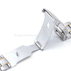 20mm 22mm Watch Straps Steel Metal Watch Bands Curved Arc End Bracelet Waterproof Diving Replacement Wristband Belt Accessories
