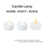 For Bambu Lab LED Flame Tea Light Candle Set 3D Printing Model for Bambulab Creality Elegoo 3D Printer Accessories KC008/KC017