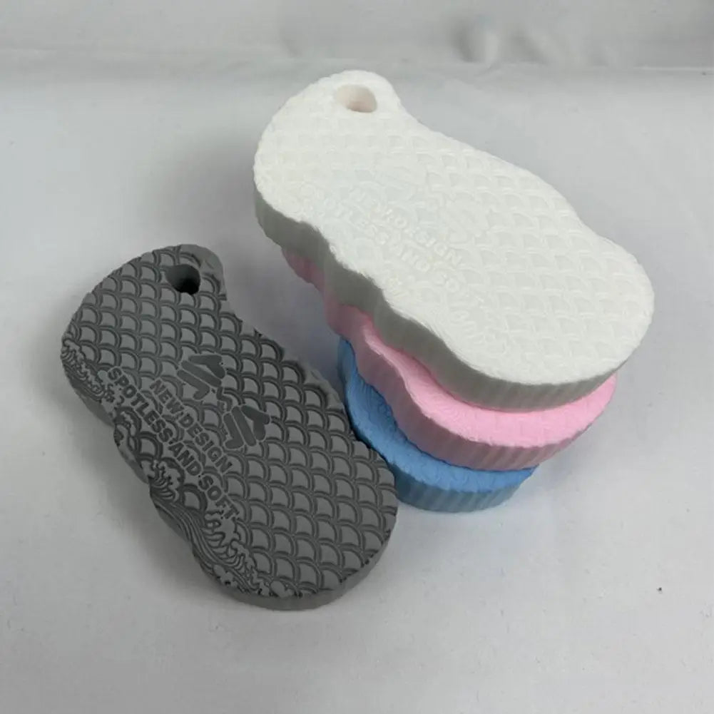 1/4Pcs 3D New Soft Sponge Body Scrubber Bath Exfoliating Scrub Sponge Super Soft Bath Body Bath Sponge Dead Skin Remover