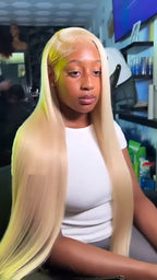 613 Blonde HD Transparent Lace Frontal Human Hair Wigs Tuneful 613 Malaysian Bone Straight 13x4 13x6 Lace Front Human Hair Wigs