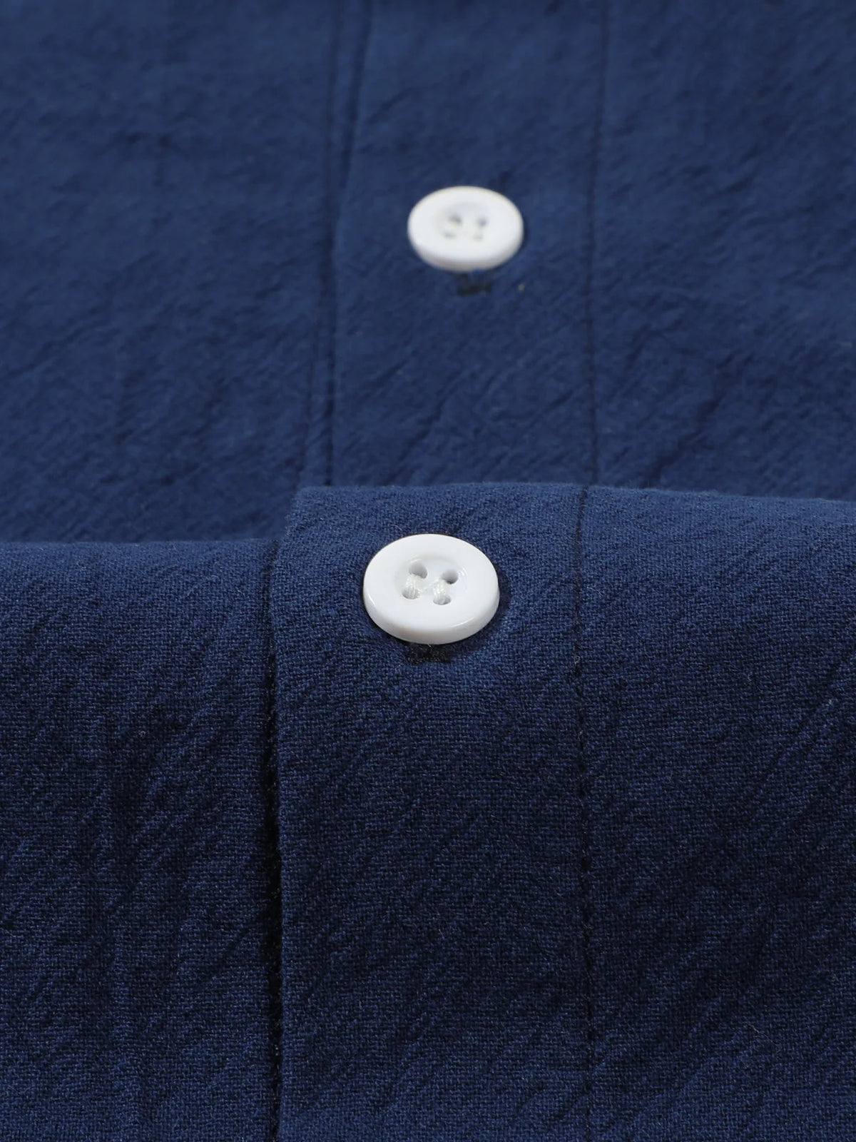 Autumn men's clothing 2025 new item men's solid color cotton and linen shirt stand up collar cardigan long sleeved casual busine