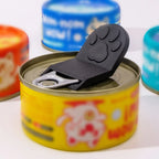 Cute Cat Paw Pet Food Can Opener with Anti Slip Handle, Kitchen Tool for Safe Manual Can Opening Kitchen Tool for Cans Lid