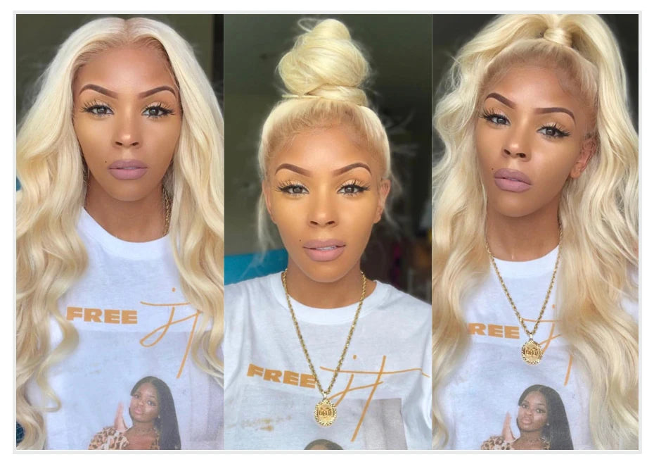 30 40 Inch 613 Human Hair Wig 13x6 Hd Lace Frontal Wigs For Women Body Wave 360 Wigs Human Hair Honey Blonde 13x4 Lace Front Wig