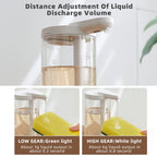 Kitchen 500ml Automatic Liquid Soap Dispenser USB Rechargeable Touchless Hand High Capacity Detergent Bathroom Dispenser
