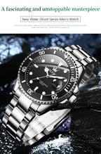 OLEVS New Man Watch Luxury Top Brand One-Way Rotating Outer Ring Design Quartz Watch for Men Auto Date Waterproof Wrist Watches