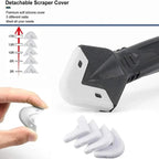 5 in 1 Caulking Tool Glass Glue Scraper Sealant Finishing Replacement Tips for Home Improvement Silicone Squeegee Caulk Remover