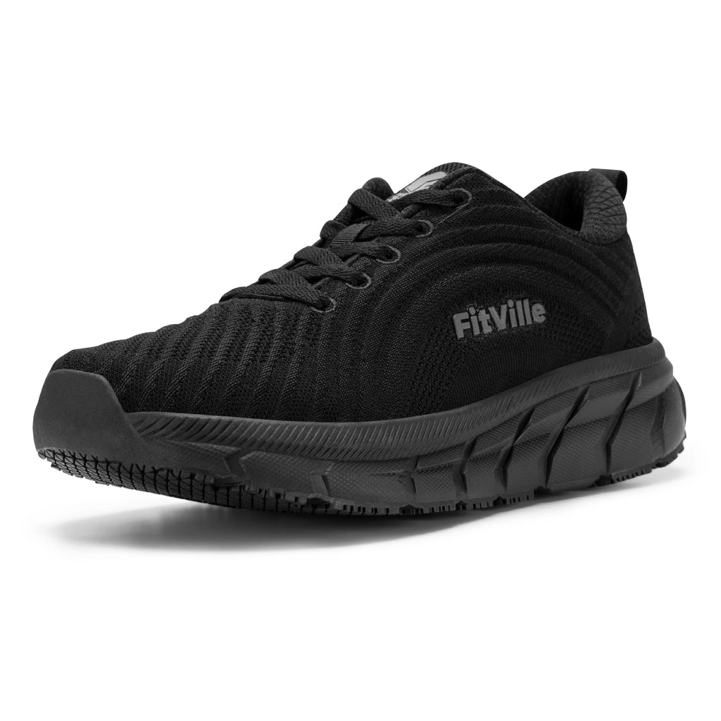 FitVille Wide Toe Box Shoes For Women Breathable Wide Fit Running Shoe Lightweight for Swollen Feet with Cushioned Relief Pain
