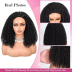 200% Density 20 Inch Body Wave Headband Wig Human Hair for Black Women None Lace Front Wigs Wear And Go Machine Made Headband