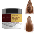 Miracle Hair Mask, Containing Collagen and Keratin - Deeply Nourishing with Coconut Oil - Intense Hydration and Moisturization - Repairs Fine, Thin, Fragile, Dry, and Damaged Hair