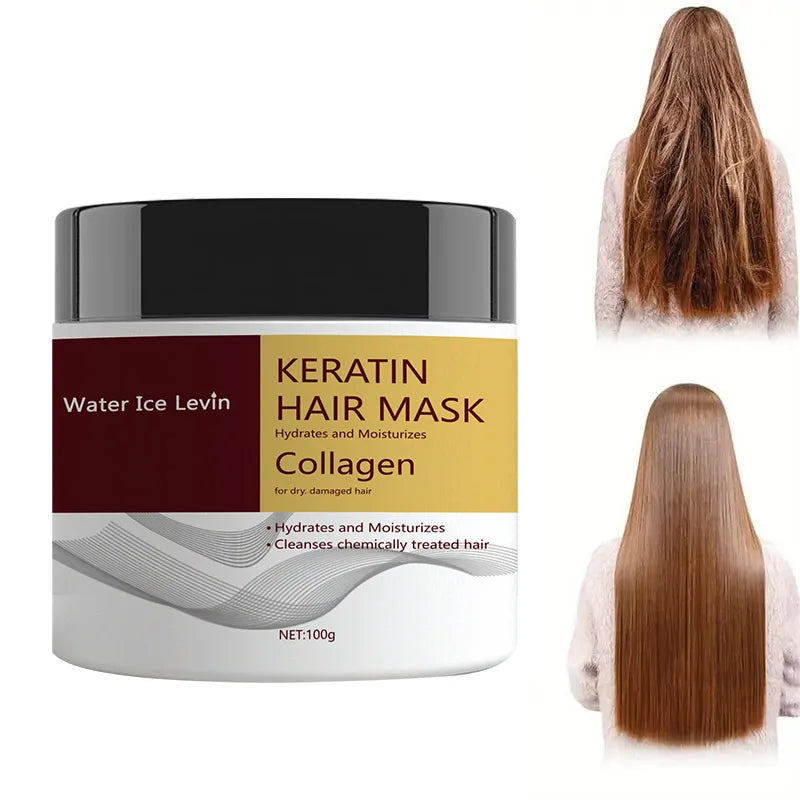 Miracle Hair Mask, Containing Collagen and Keratin - Deeply Nourishing with Coconut Oil - Intense Hydration and Moisturization - Repairs Fine, Thin, Fragile, Dry, and Damaged Hair