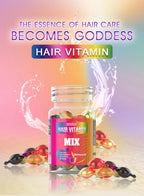 3IN1 Keratin Complex Oil Hair Vitamins Capsule Smooth Silky Hair Mask Repair Thermal Protection Hair Serum Oil Anti Hair Loss