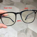 Fashion Retro Myopia Glasses for Women Men Square Transparent Eyeglasses Retro Minus Diopter Eyeglasses Optical Prescription
