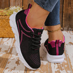 2026 Spring/Summer New Style Women's Sole Shoes - Fly-Weave Breathable, Comfortable, Soft-Tread Anti-Slip Fitness Shoes