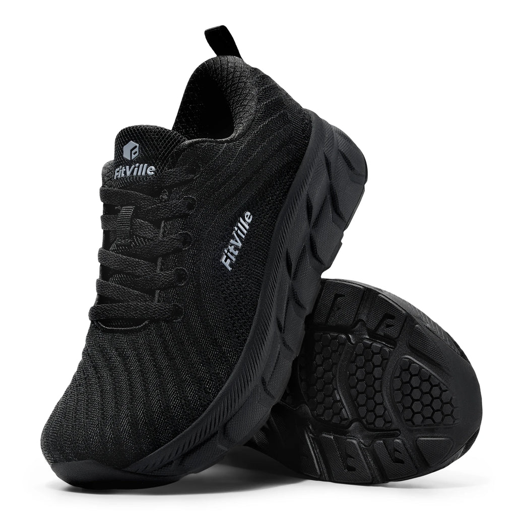 Fitville Women's Sports Shoes Breathable Wide Walking Rnning Jogging Shoes for Women Casual Sneakers Lightweight Comfortable