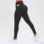 Women Yoga Pants with Pockets Butt Lifting Tummy Control Sports Leggings High Waist Fitness Tights Gym Clothing Sportswer